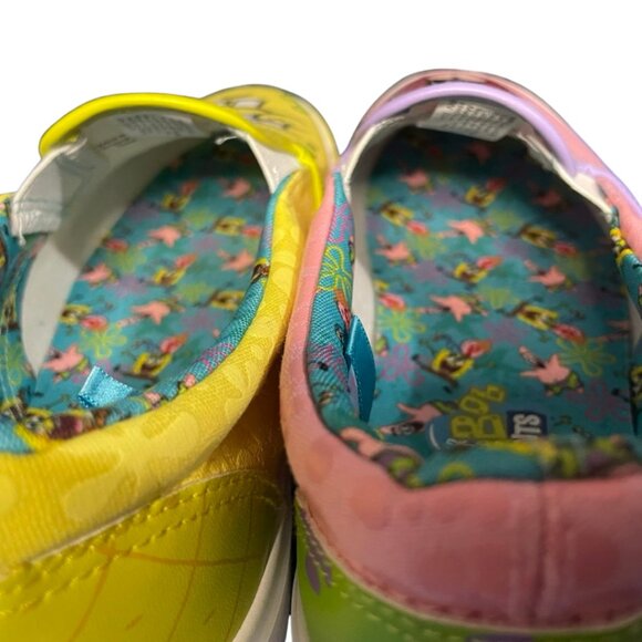 Ground Up Women's 6.5 SpongeBob Patrick Star Slip-On Sneakers Canvas Low Top - Picture 7 of 16